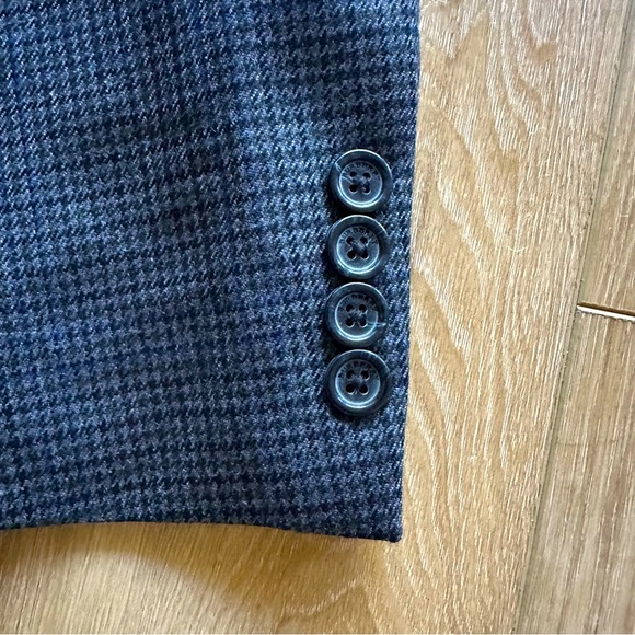 BURBERRY Big & Tall Blue Sports Coat - 50Long - Picture 6 of 9